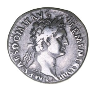 Domitian AD 81-96 Silver Denarius Rome