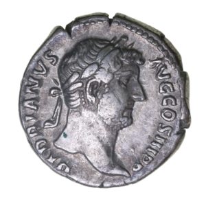 Hadrian AD 117-138 Silver Denarius Rome
