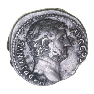 Hadrian AD 117-138 Silver Denarius Rome