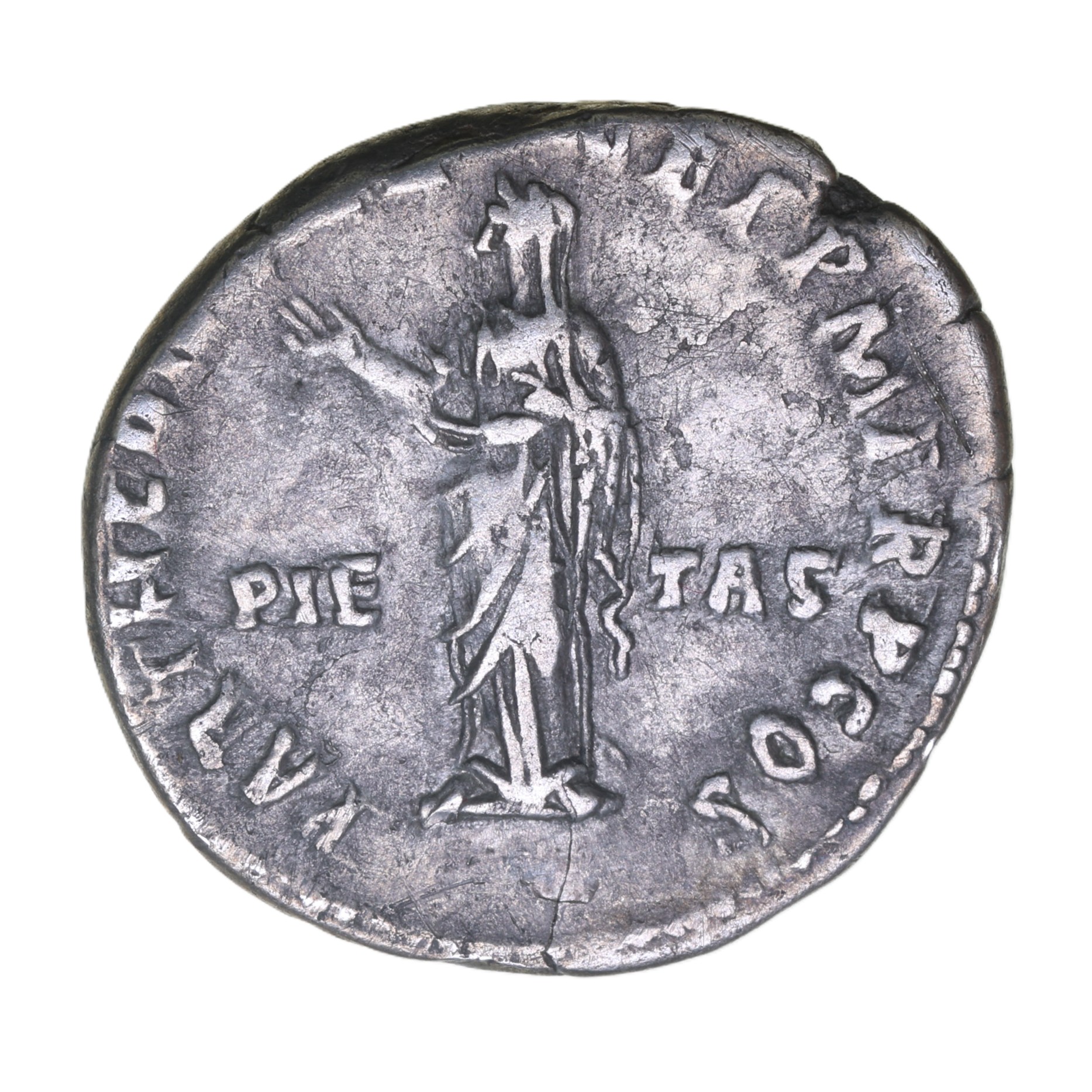 Hadrian AD 117-138 Silver Denarius Rome - Image 2