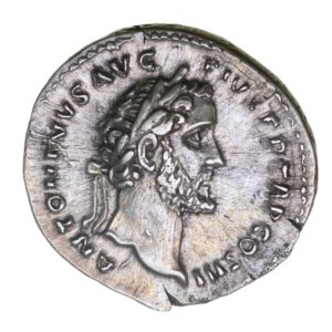 Antoninus Pius AD 138-161 Silver Denarius Rome