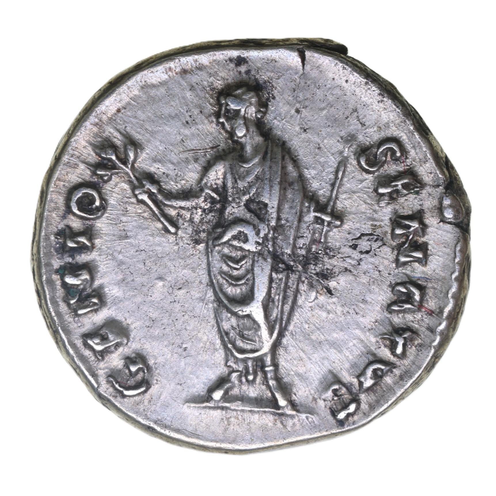 Antoninus Pius AD 138-161 Silver Denarius Rome - Image 2