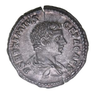Geta AD 209-211 Silver Denarius as Caesar Rome
