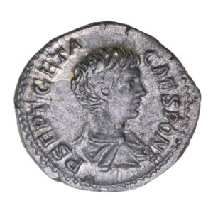 Geta AD 209-211 Silver Denarius as Caesar Rome