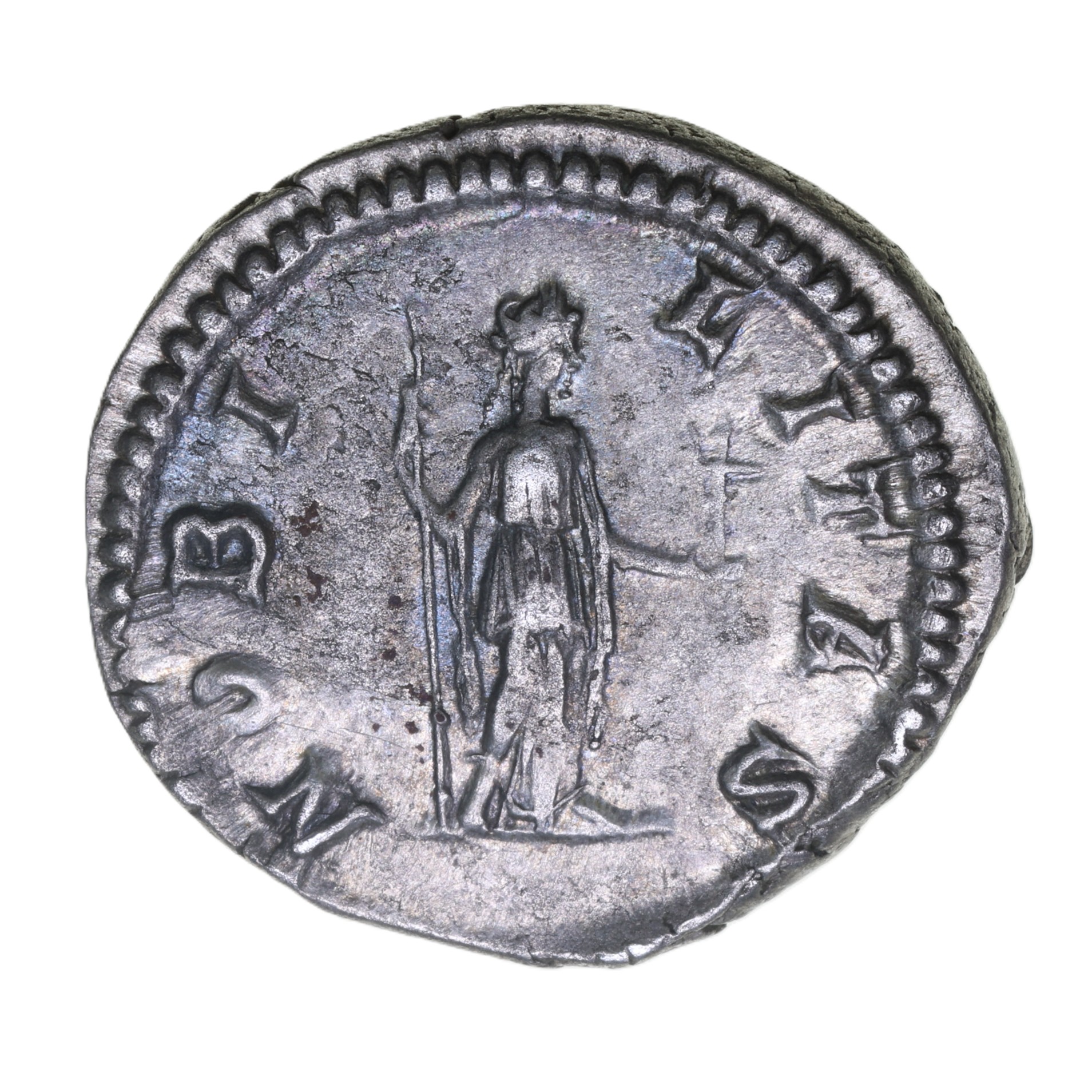 Geta AD 209-211 Silver Denarius as Caesar Rome - Image 2