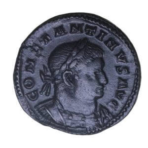 Constantine I AD 307-337 Bronze Half Follis Trier