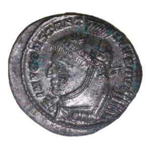 Constantine I AD 307-337 Silvered Bronze Follis London
