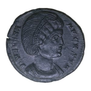Helena mother of Constantine I AD 307-337 Bronze Follis Trier
