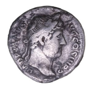 Hadrian AD 117-138 Silver Denarius Rome