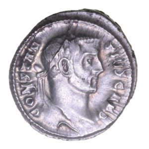 Constantius I AD 305-306 Silver Argenteus Rome