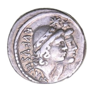 Roman Republic Mn. Cordius Rufus 46 BC Silver Denarius