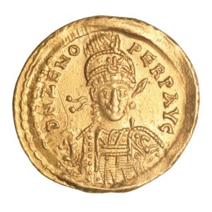 Zeno AD 474-491 Gold Solidus Constantinople