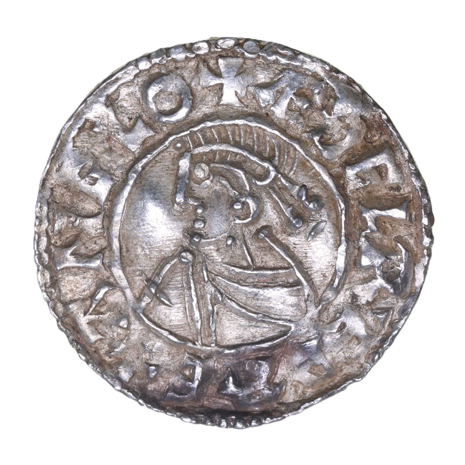 Aethelred II AD 978-1016 Silver Penny Last Small Cross type Winchester