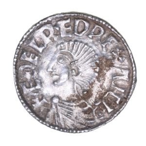 Aethelred II AD 978-1016 Silver Penny Long Cross type Chester