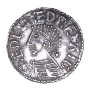 Aethelred II AD 978-1016 Silver Penny Long Cross type London