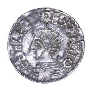 Anglo Scandinavian Silver Penny 11th Century AD Imitating Aethelred II Long Cross / Last Small Cross Mule * Rare*