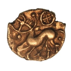 Iceni 1st Century BC Walsingham Wonder Gold Quarter Stater *Excessively Rare*