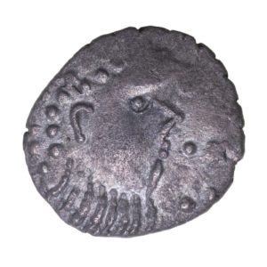 Iceni 1st Century BC Toney Curly Top Silver Unit *Very Rare*