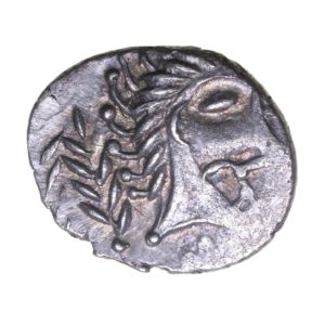 Iceni 1st Century BC Norfolk God Moustache Type Silver Unit