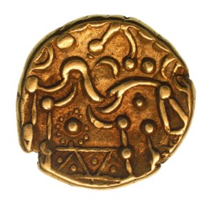 Corieltavi late 1st Century BC North East Coast Right Type with Sun Gold Stater *Scarce*
