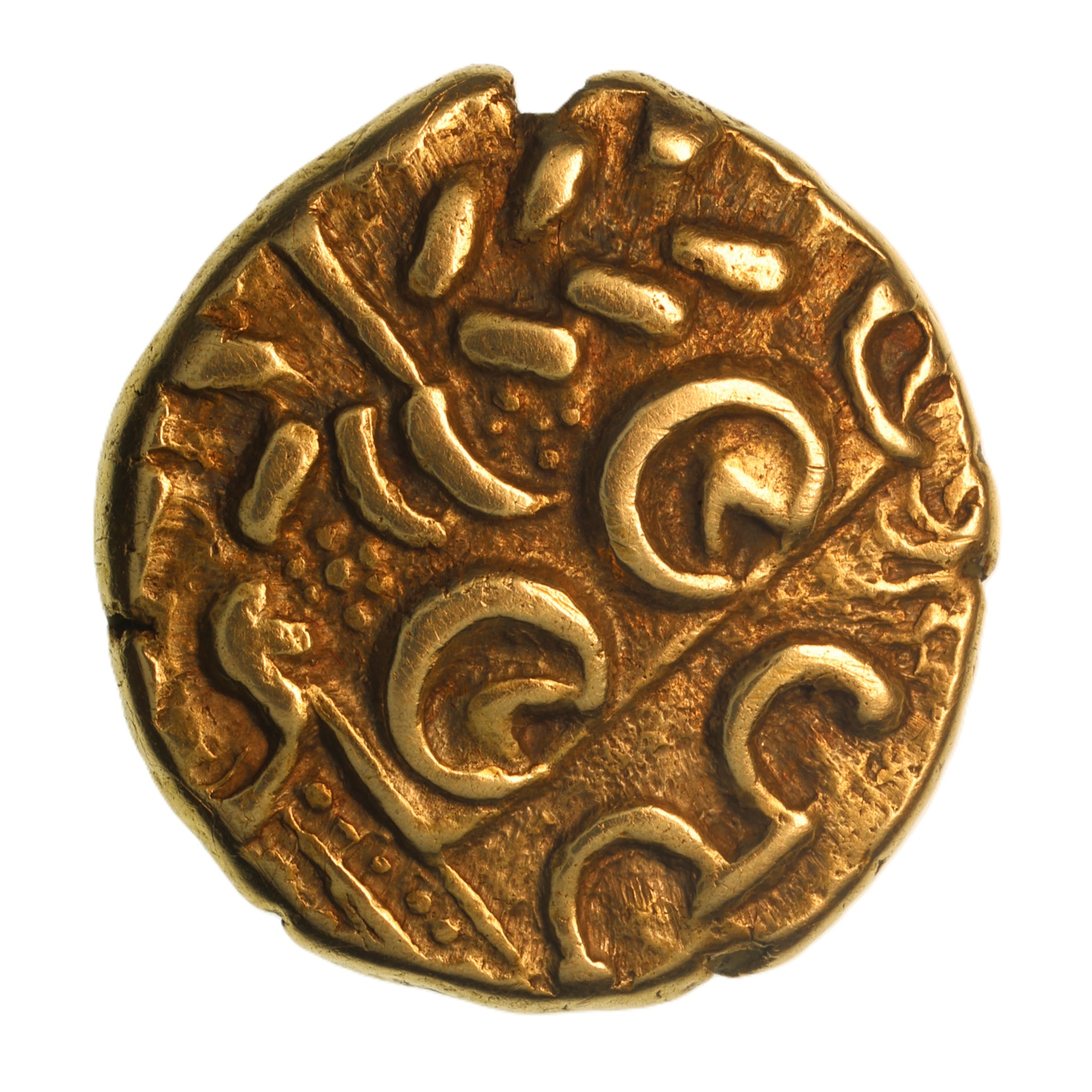 Corieltavi late 1st Century BC North East Coast Right Type with Sun Gold Stater *Scarce* - Image 2