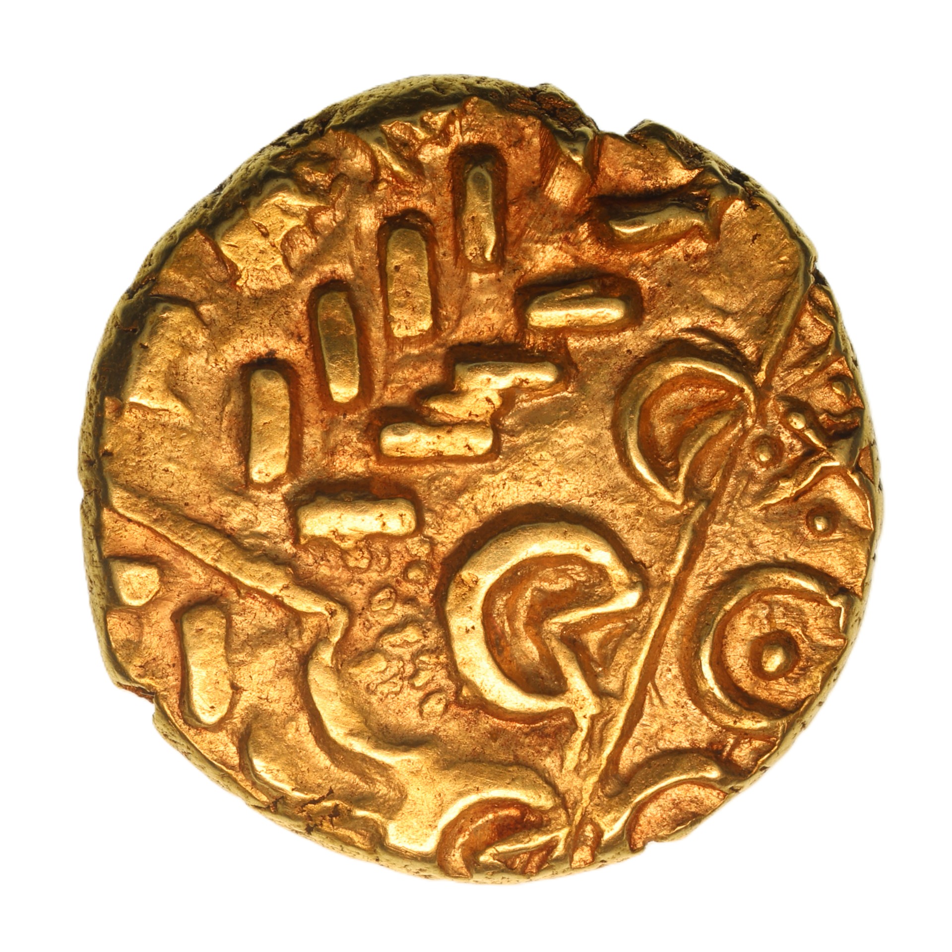 Corieltavi late 1st Century BC North East Coast Right Type with Sun Gold Stater *Scarce* - Image 2
