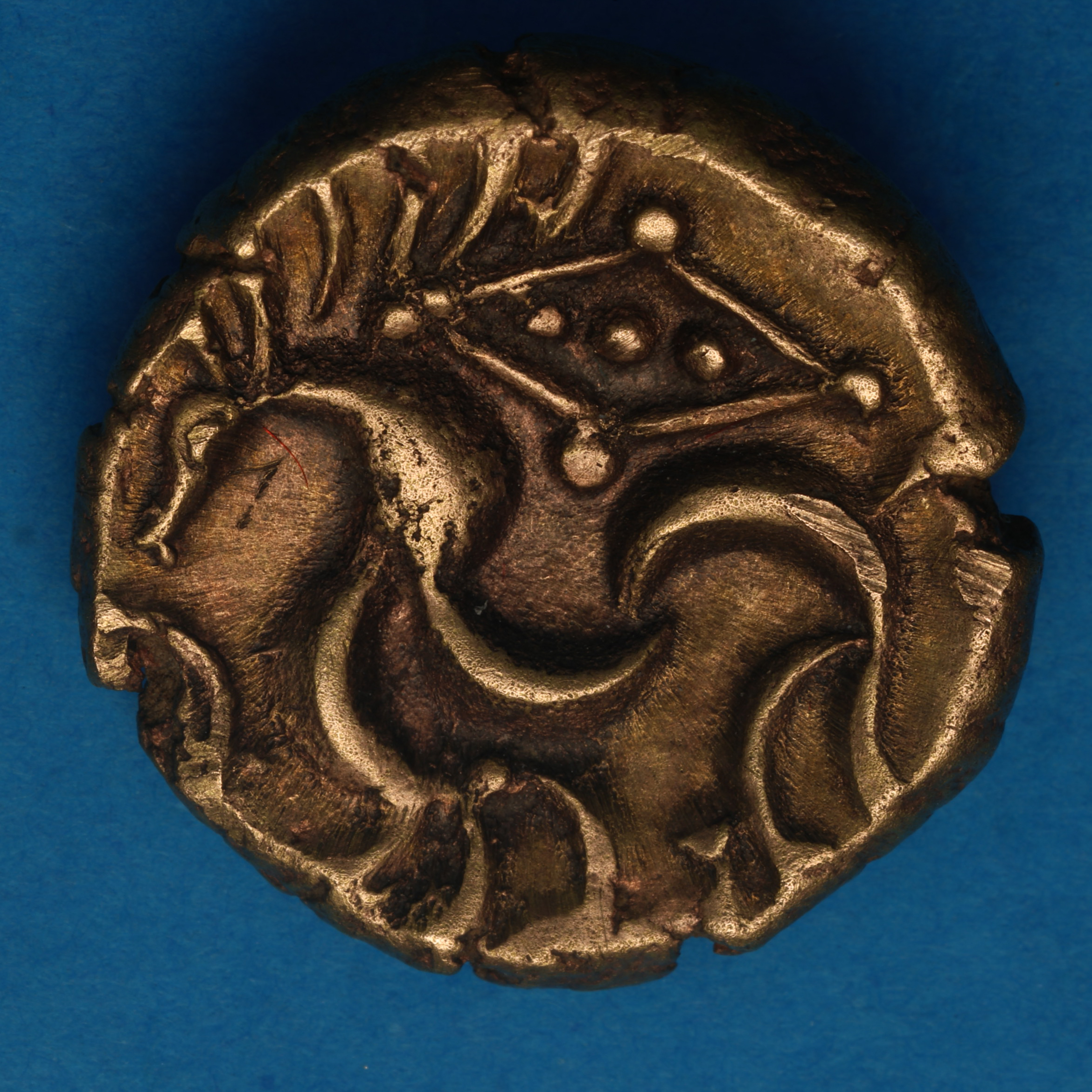 Corieltavi late 1st Century BC Kite Type Gold Stater ex Driffield Hoard *Rare* - Image 3