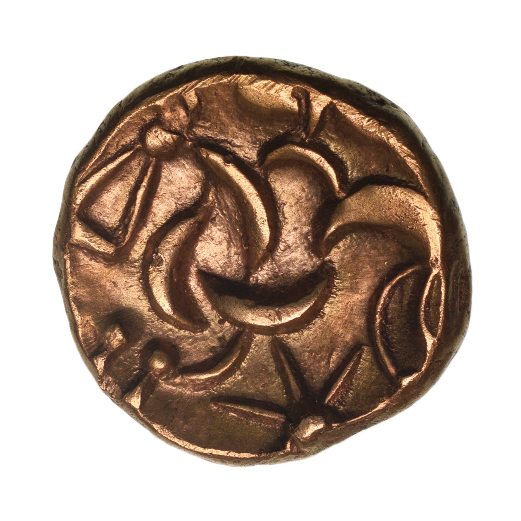 Corieltavi late 1st Century BC South Ferribly Gold Stater