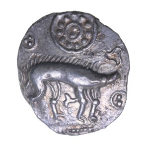Corieltavi late 1st Century BC Proto Boar No Spear Type Silver Unit