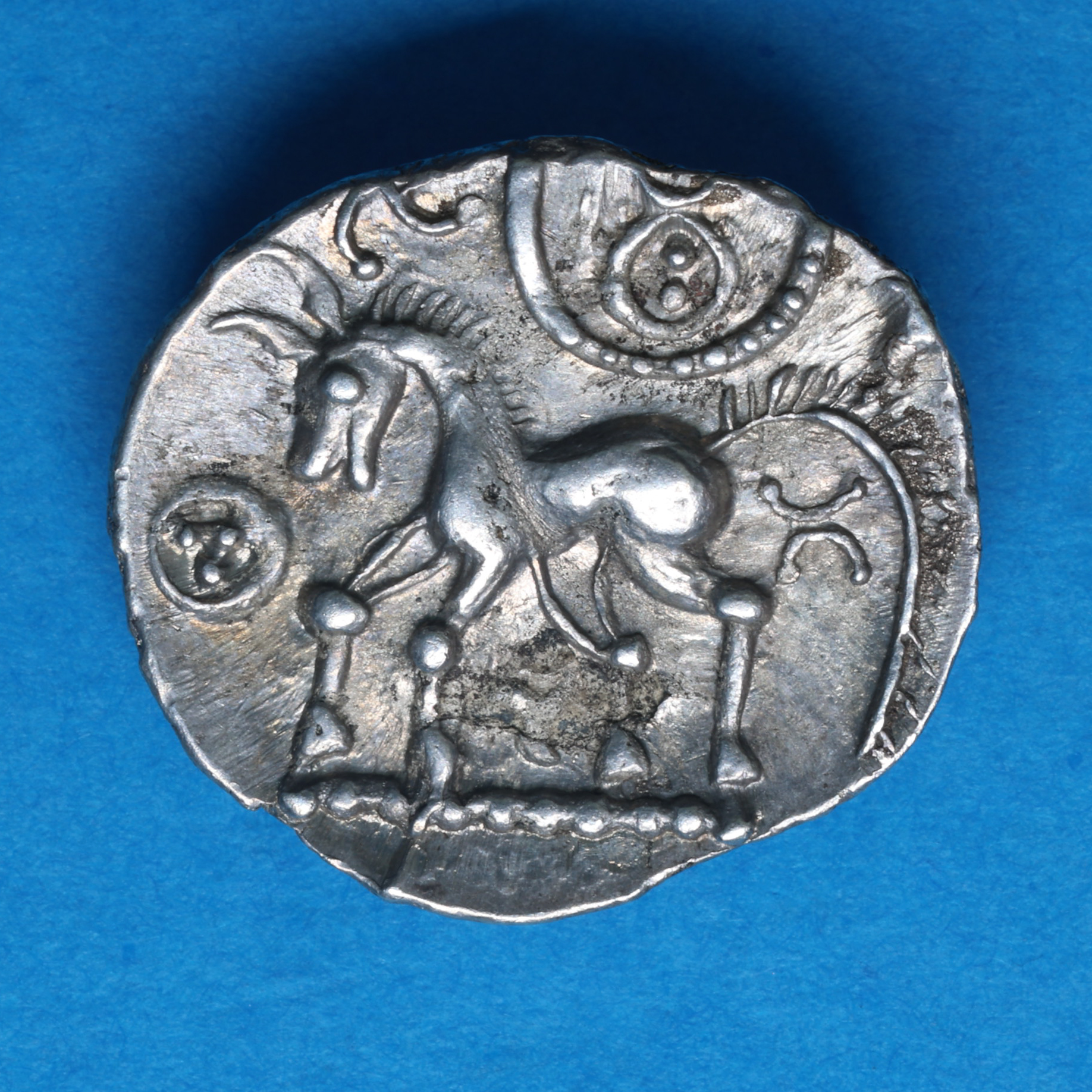 Corieltavi late 1st Century BC Proto Boar No Spear Type Silver Unit - Image 4