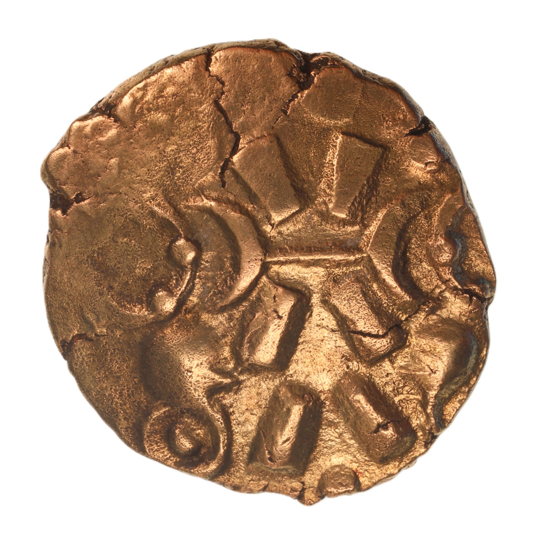 Corieltavi Aunt Cost c. AD 15-40 Aunt Cost Left Gold Stater *Very Rare* - Image 2