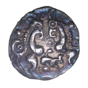 East Wiltshire c.50-35 BC Facing Horses Silver Unit *Excessively Rare*