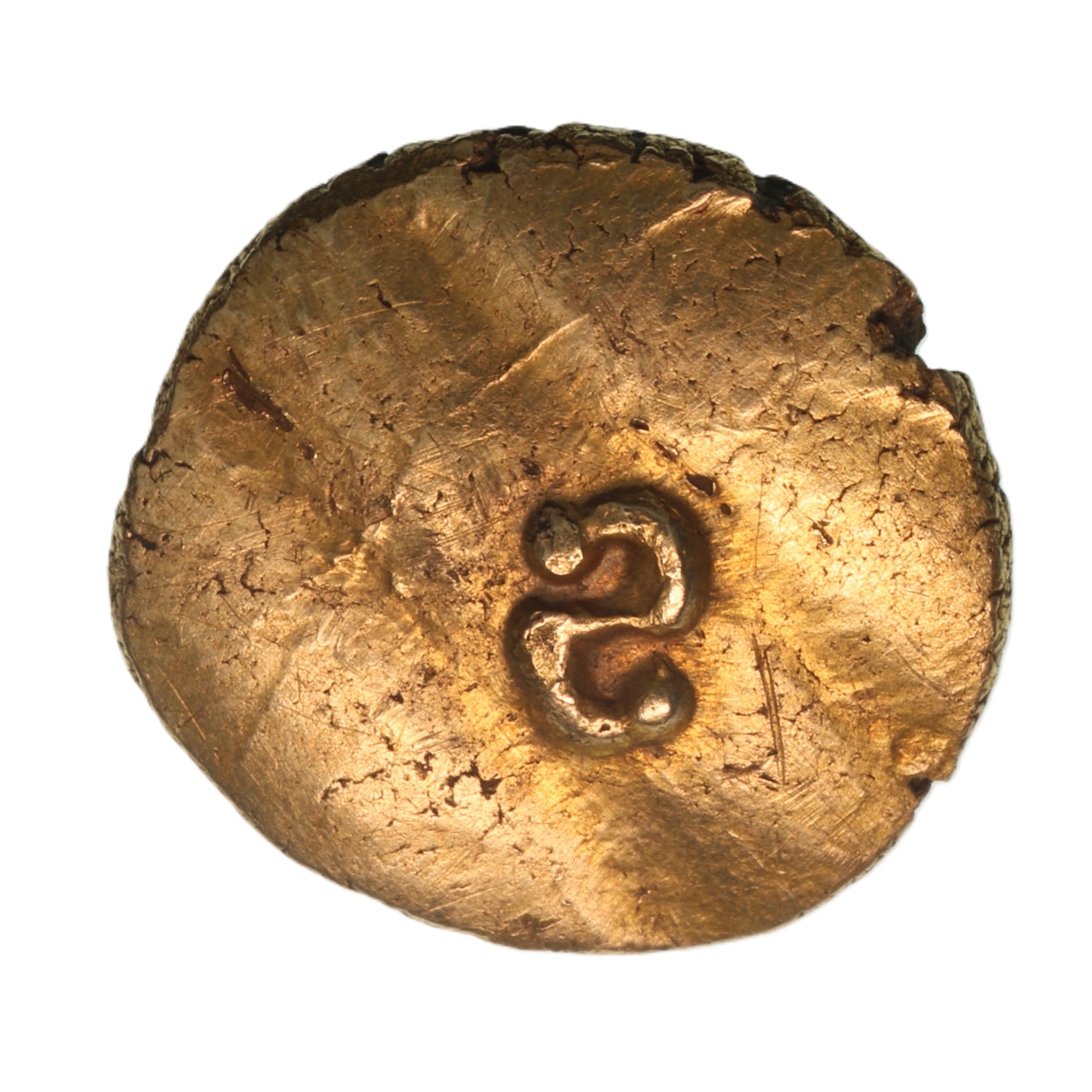 Eastern 1st Century BC S Type Cantian Style Gold Quarter Stater *Extremely Rare* - Image 2