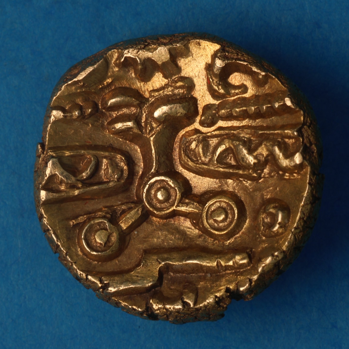 Eastern 1st Century BC S Type Cantian Style Gold Quarter Stater *Extremely Rare* - Image 3