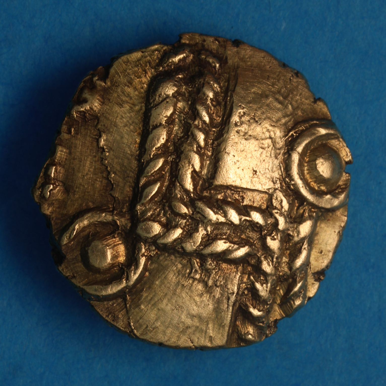 Eastern 1st Century BC Finney's Thunderbolt Cantian Style Gold Quarter Stater *Extremely Rare* - Image 4