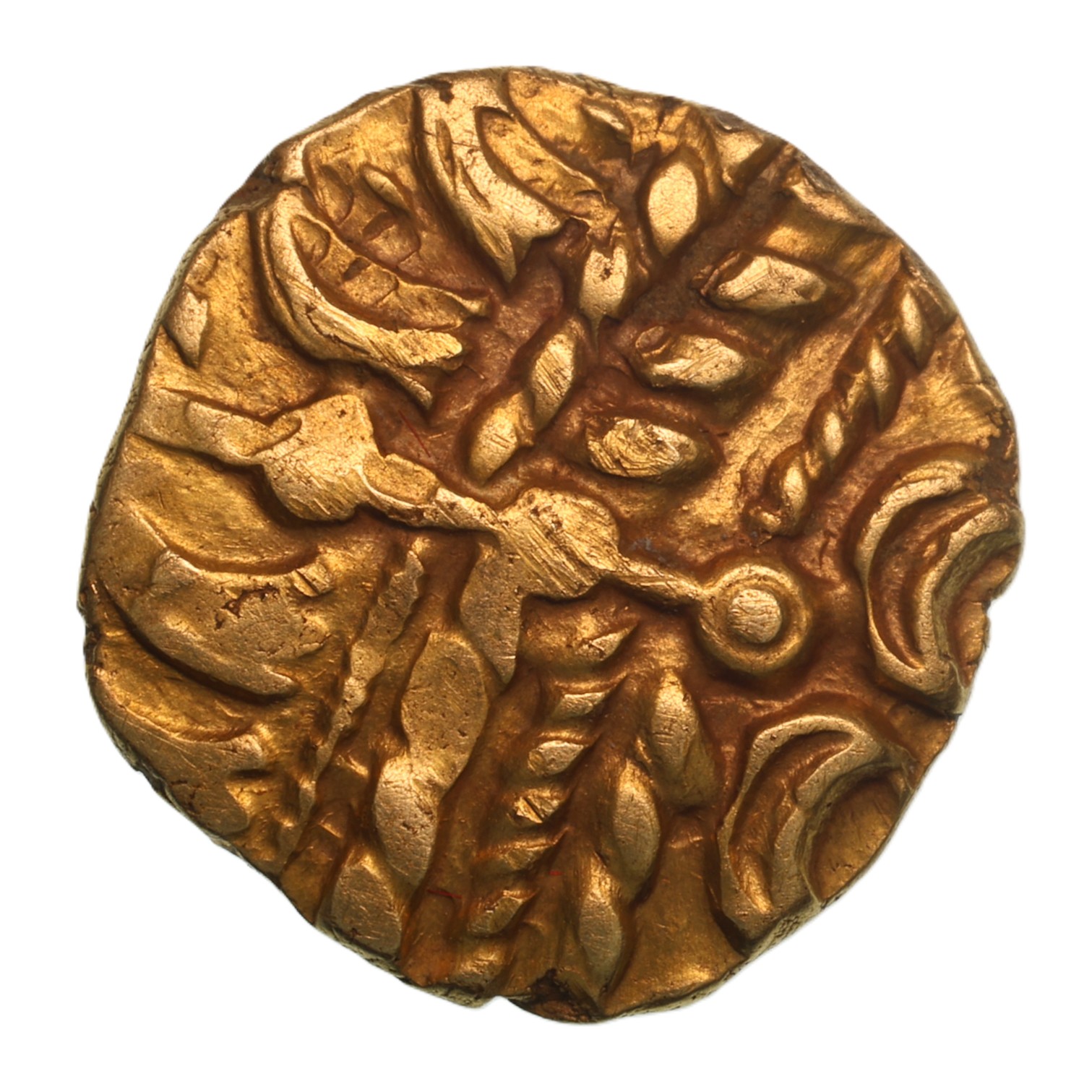 Trinovantes 1st Century BC Heybridge Triangle Gold Quarter Stater *Excessively Rare* - Image 2