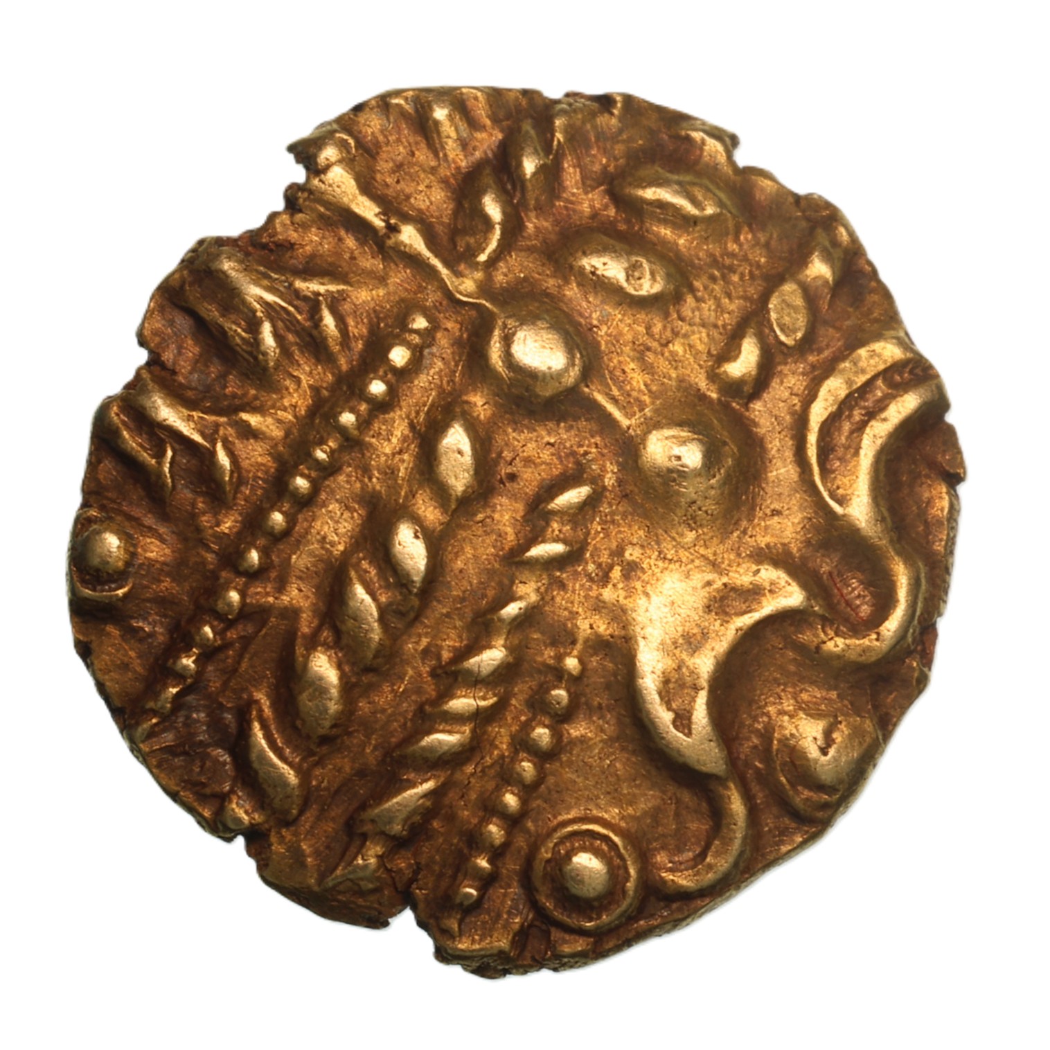 Trinovantes 1st Century BC Heybridge Horse Gold Quarter Stater *Extremely Rare* - Image 2