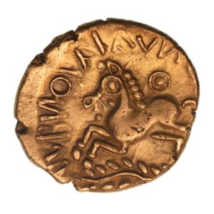 Trinovantes Dubnovellaunos c. 5 BC-AD 10 Branch Gold Stater *Scarce*