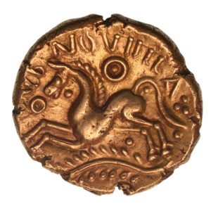 Trinovantes Dubnovellaunos c. 5 BC-AD 10 Branch Gold Stater *Scarce*