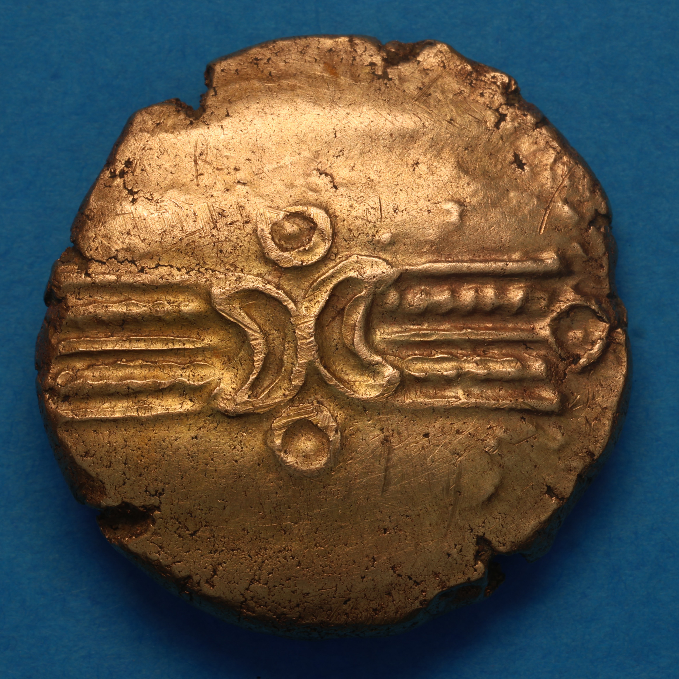 Trinovantes Dubnovellaunos c. 5 BC-AD 10 Branch Gold Stater *Scarce* - Image 2