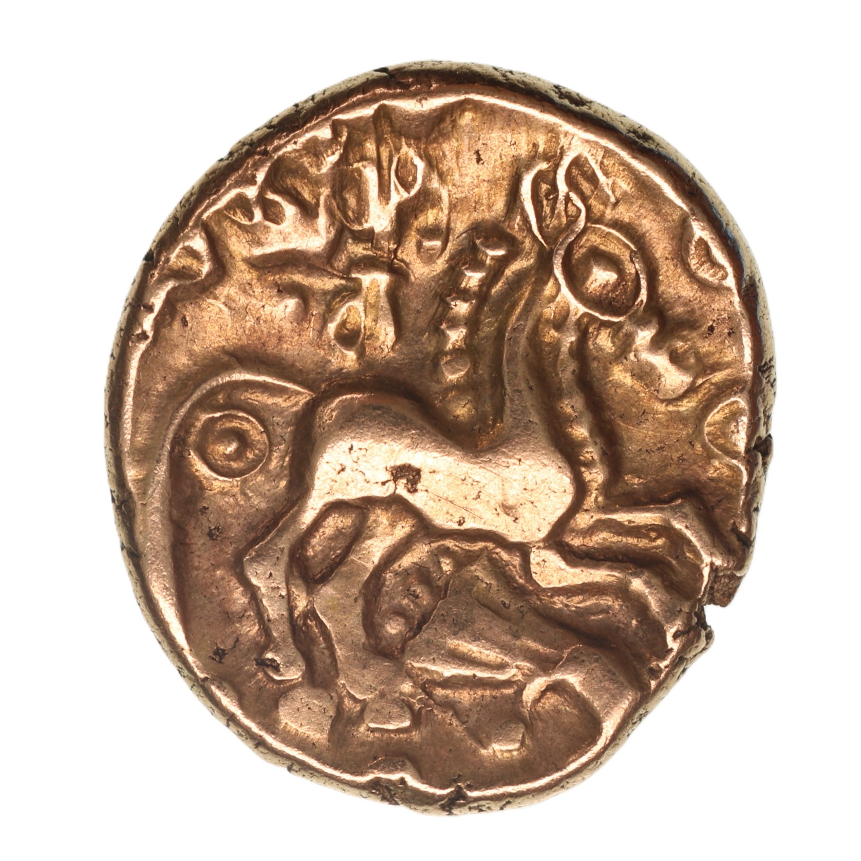 Catuvellauni Addedomaros c. 45–25 BC Spiral Gold Stater