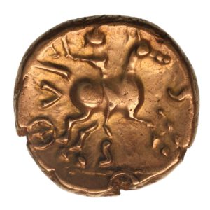Catuvellauni Tasciovanos c. 25 BC-AD 10 Warrior Gold Stater *Scarce*