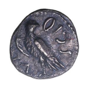 Catuvellauni Tasciovanos c. 25 BC-AD 10 Eagle Griffin Silver Unit *Very Rare*