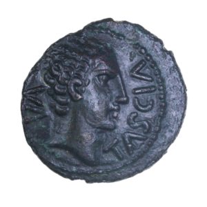Catuvellauni Tasciovanos c. 25 BC-AD 10 Mega Pegasus Bronze Double Unit *Very Rare*
