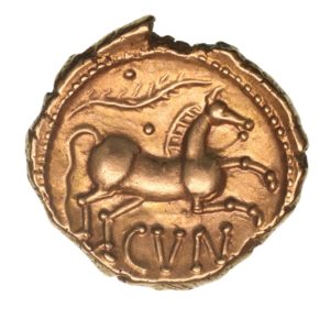 Catuvellauni & Trinovantes Cunobelinus c. AD 8-40 Linear Type Gold Stater *Scarce*