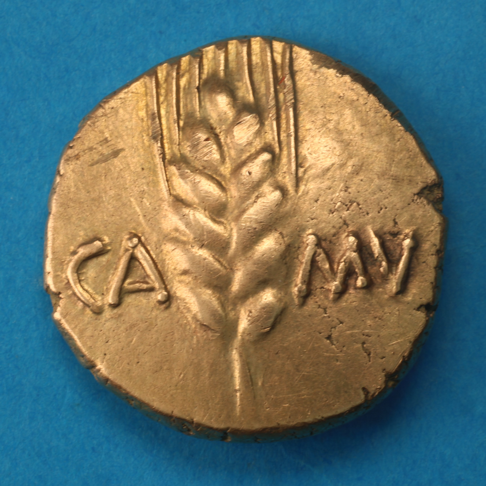 Catuvellauni & Trinovantes Cunobelinus c. AD 8-40 Wild Ring Type Gold Stater *Scarce* - Image 3