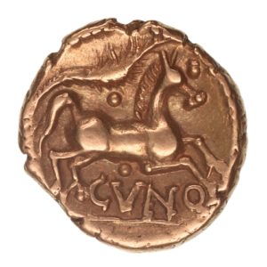 Catuvellauni & Trinovantes Cunobelinus c. AD 8-40 Plastic Type Gold Stater *Scarce*