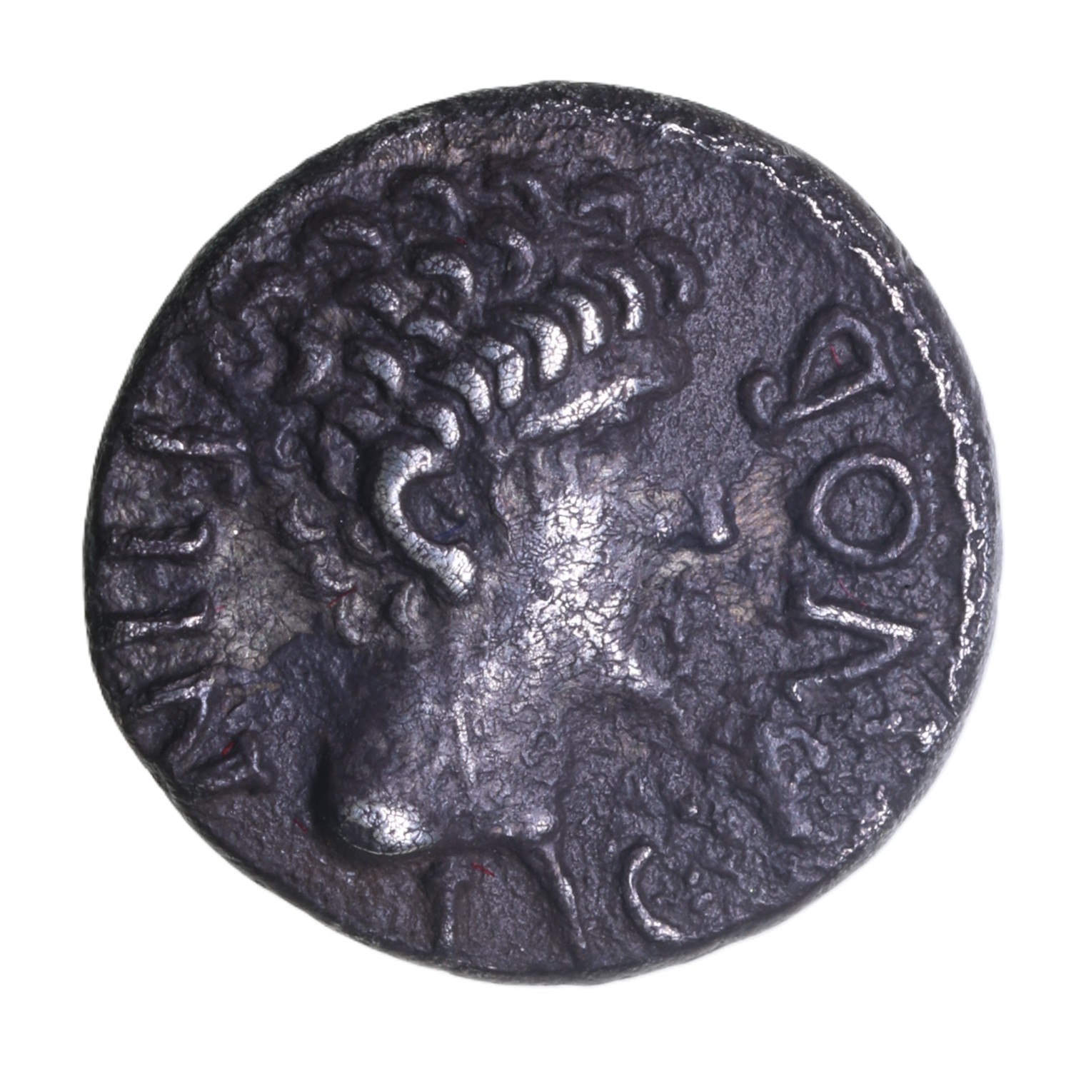 Catuvellauni & Trinovantes Cunobelinus c. AD 8-40 Crescent Horse Silver Unit *Very Rare*