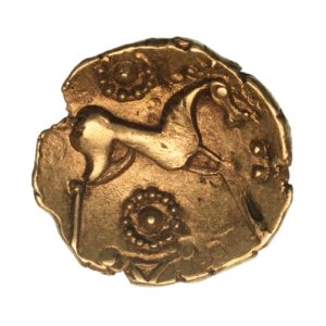 Iceni 1st Century BC Snettisham Corn Ears Gold Quarter Stater *Excessively Rare*