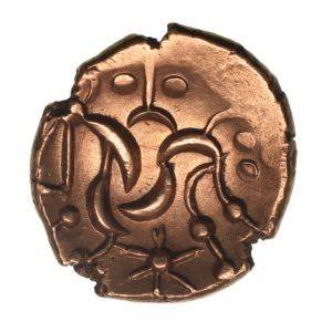 Corieltavi late 1st Century BC South Ferribly Gold Stater